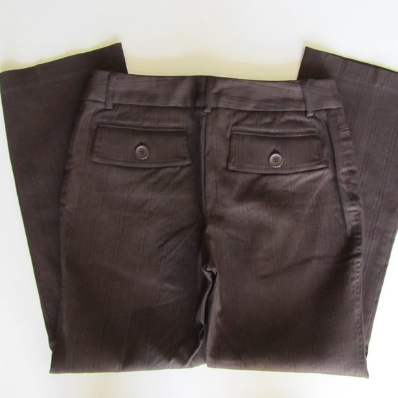 New Women’s Dalia Collection Brown Petite Straight Leg Pants size 10P - Picture 12 of 15